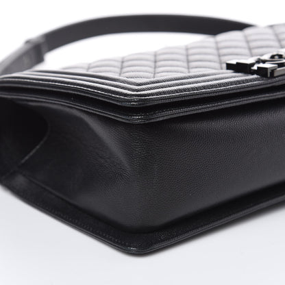 Chanel Caviar Quilted Medium Boy Flap So Black 8 of 12