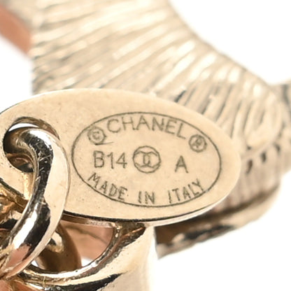 Chanel Pearl Multi Strand CC Necklace Gold 3 of 3