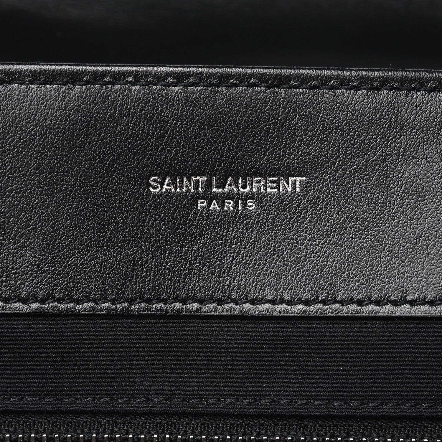 Saint Laurent Calfskin Y Quilted Monogram Large Loulou Chain Satchel Black 9 of 10