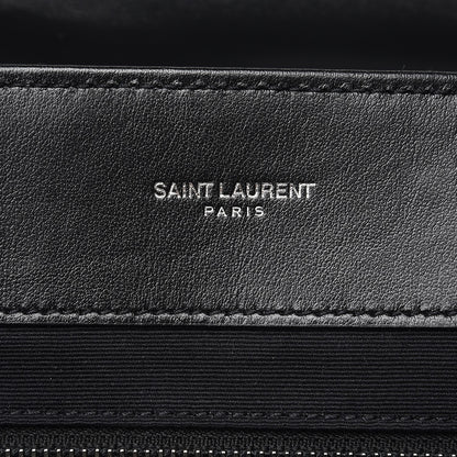 Saint Laurent Calfskin Y Quilted Monogram Large Loulou Chain Satchel Black 9 of 10
