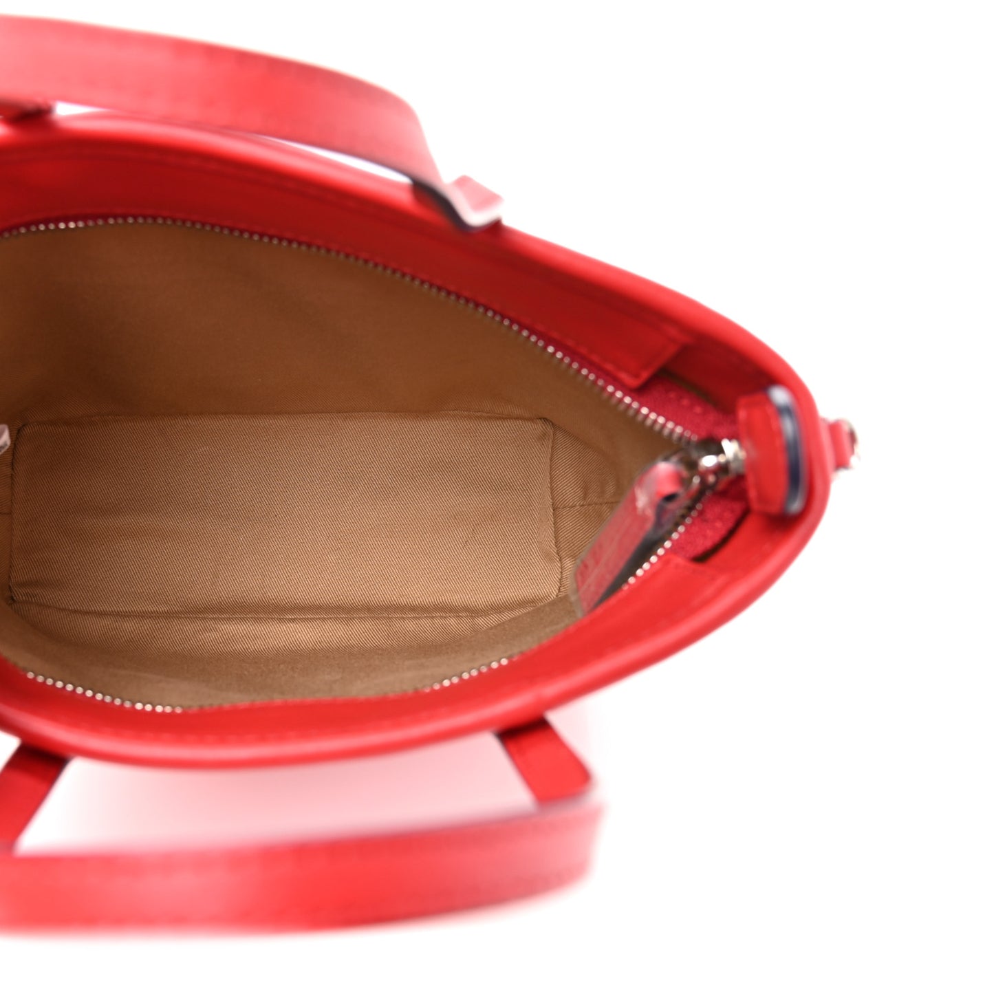 Visetos Mini Anya Top Zip Shopper Tote Ruby Red