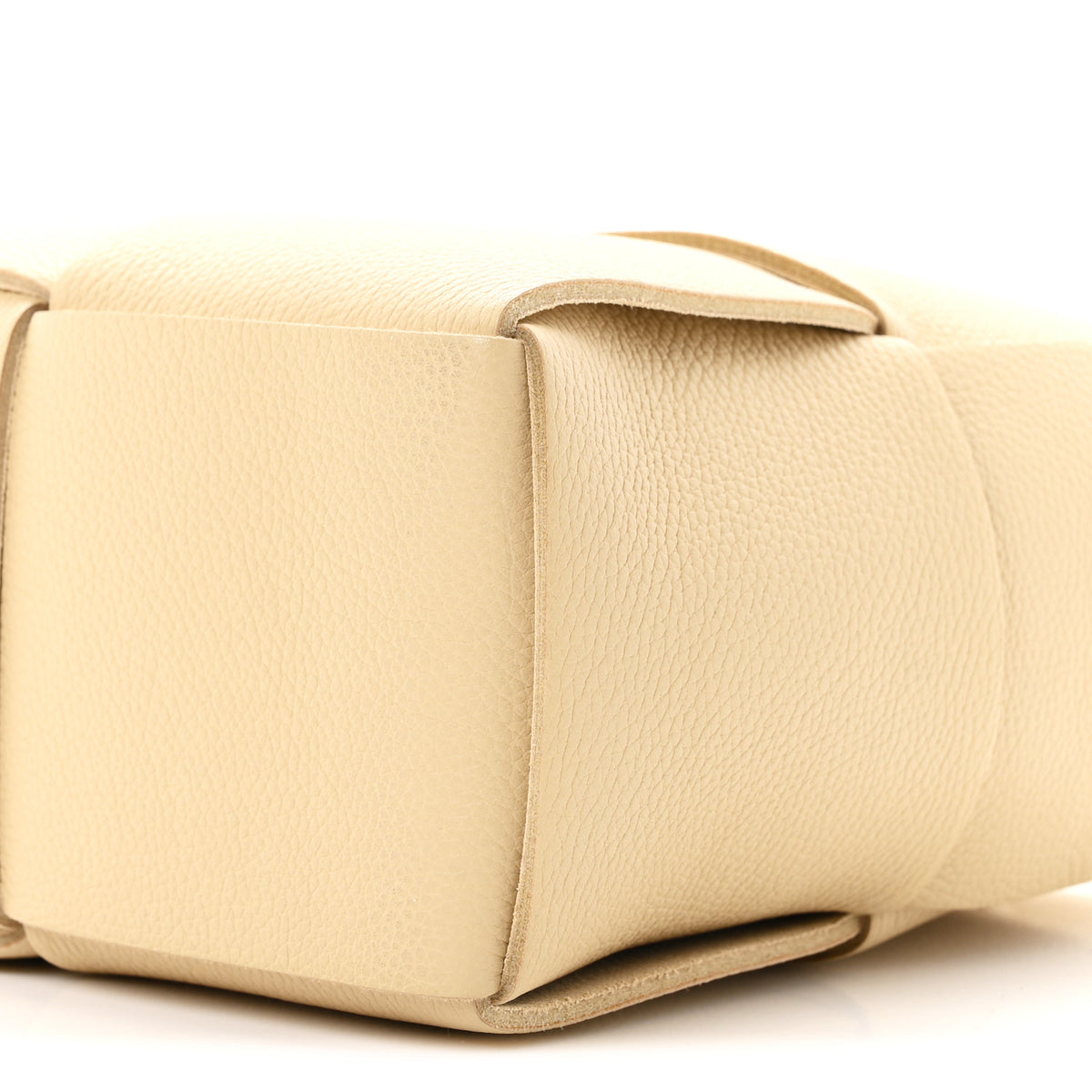 Grained Calfskin Maxi Intrecciato Mini Arco Tote Porridge
