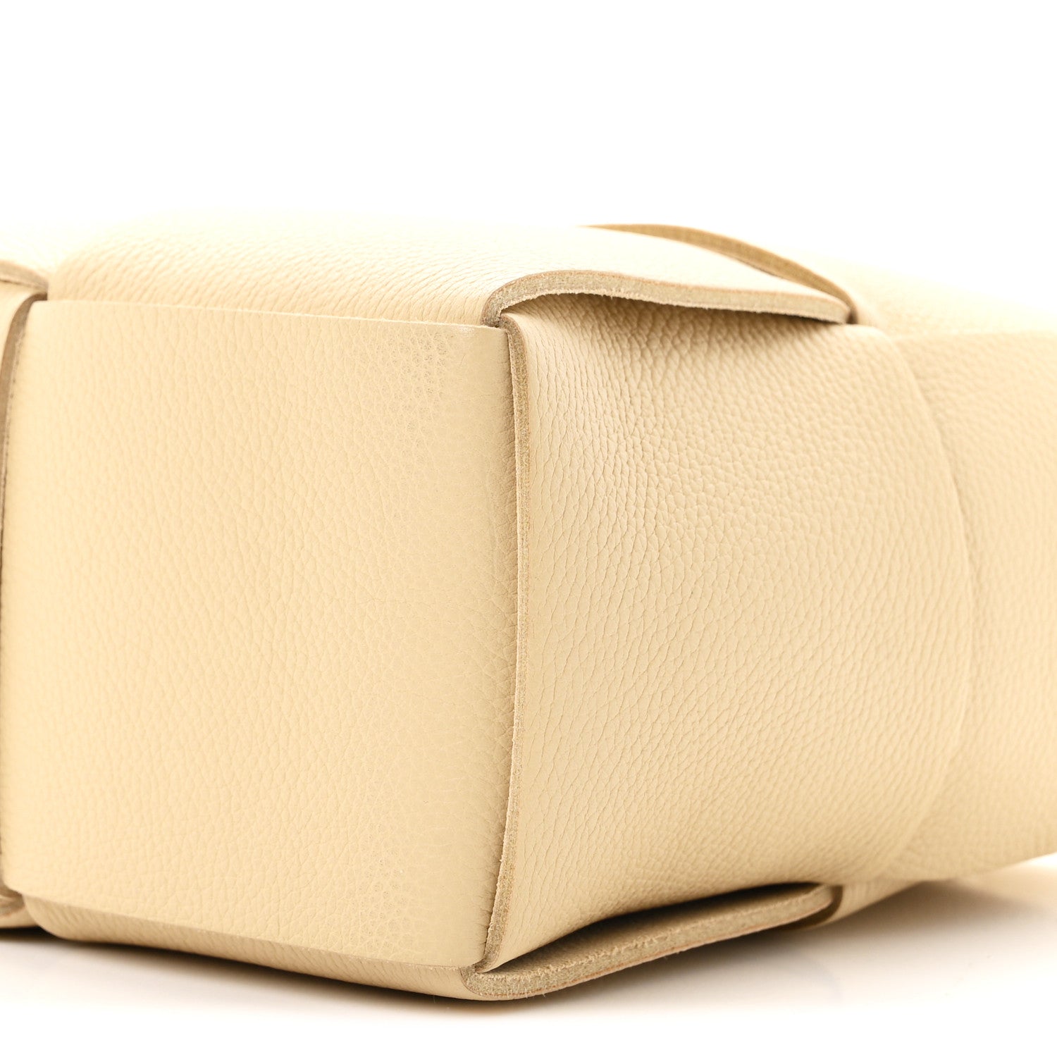 Bottega Veneta Grained Calfskin Maxi Intrecciato Mini Arco Tote Porridge 9 of 9
