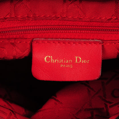 Christian Dior Nylon Cannage Medium Lady Dior Black 6 of 9
