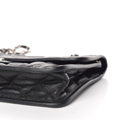 Chanel Caviar Quilted Medium French Riviera Flap Black 7 of 10