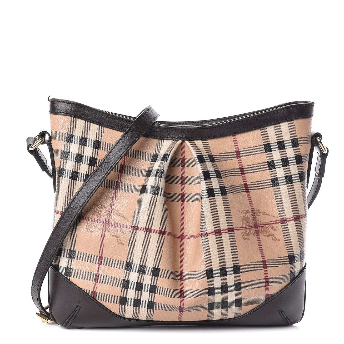 Haymarket Check Hartham Shoulder Bag Chocolate