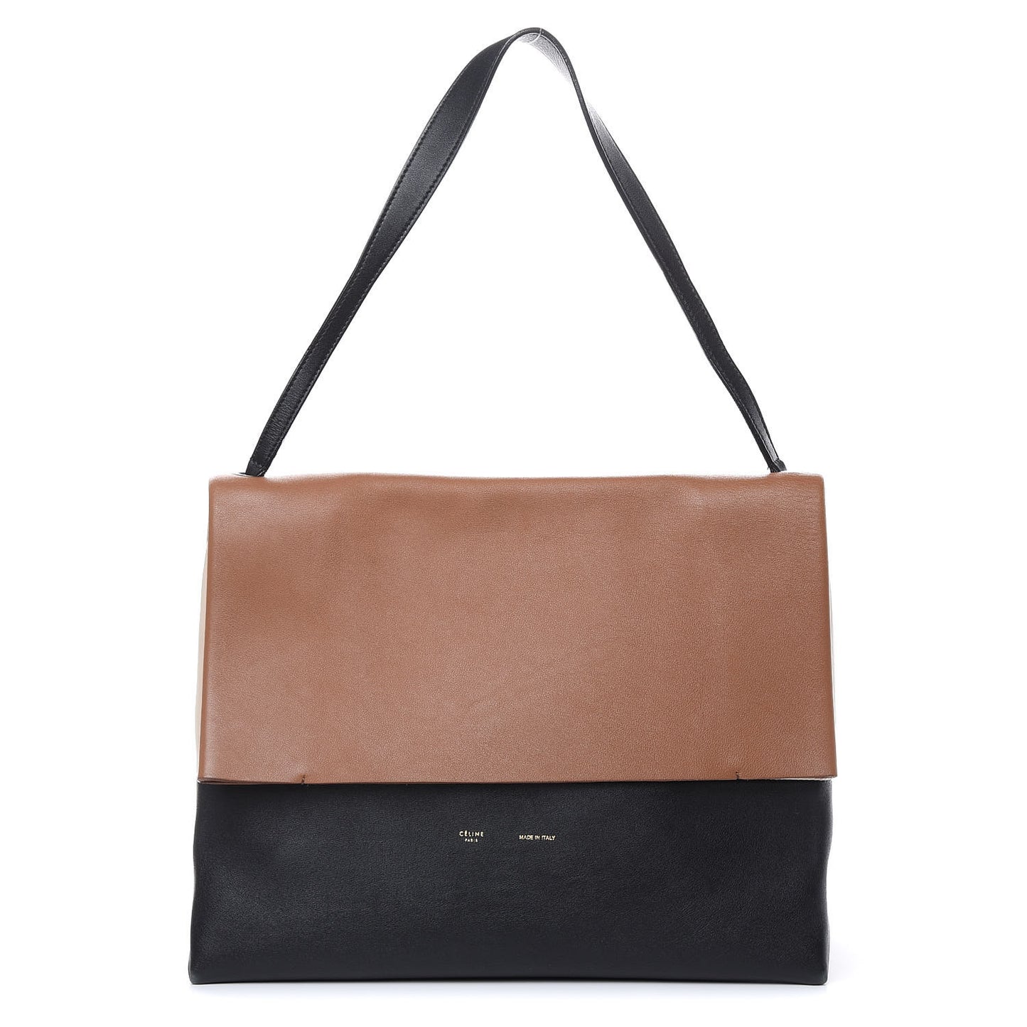 Calfskin All Soft Shoulder Bag Tan