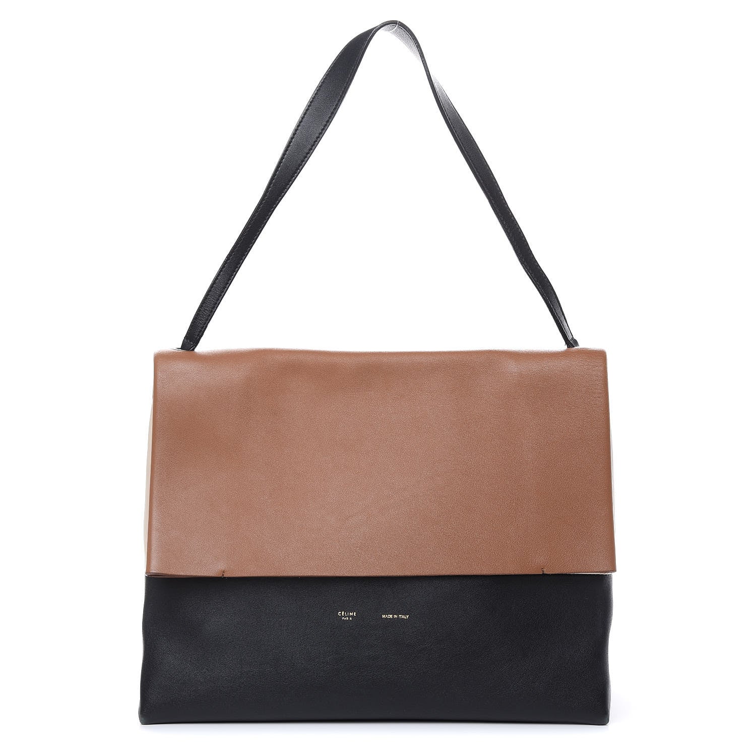 Celine Calfskin All Soft Shoulder Bag Tan 1 of 16