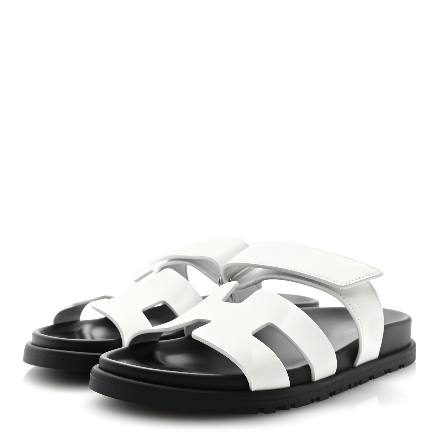 Calfskin Womens Chypre Sandals 37 White