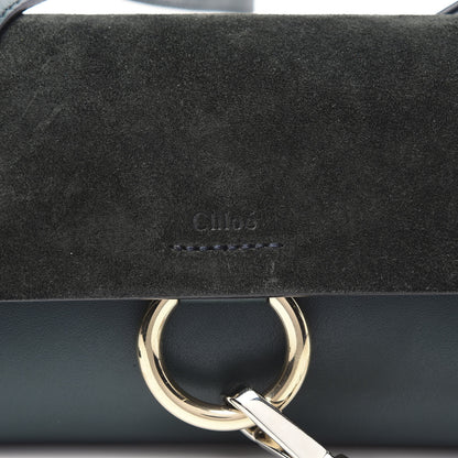 Chloe Suede Calfskin Mini Faye Shoulder Bag Intense Green 8 of 9