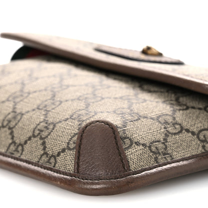 Gucci GG Supreme Monogram Neo Vintage Web Belt Bag Brown 10 of 12