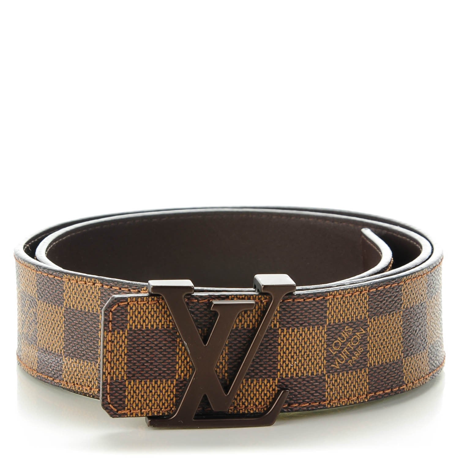 Louis Vuitton Damier Ebene 40mm LV Initiales Belt 90 36 1 of 7