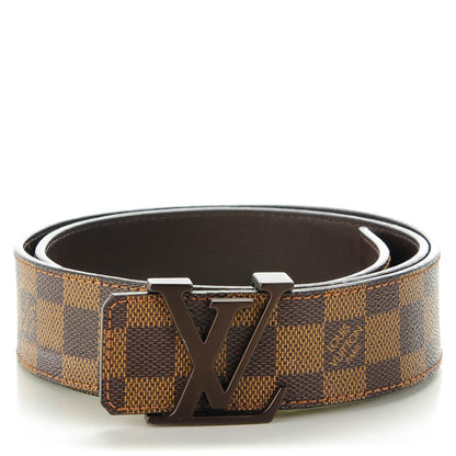 Louis Vuitton Damier Ebene 40mm LV Initiales Belt 90 36 1 of 7