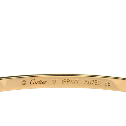 Cartier 18K Yellow Gold Small LOVE Bracelet 17 3 of 3