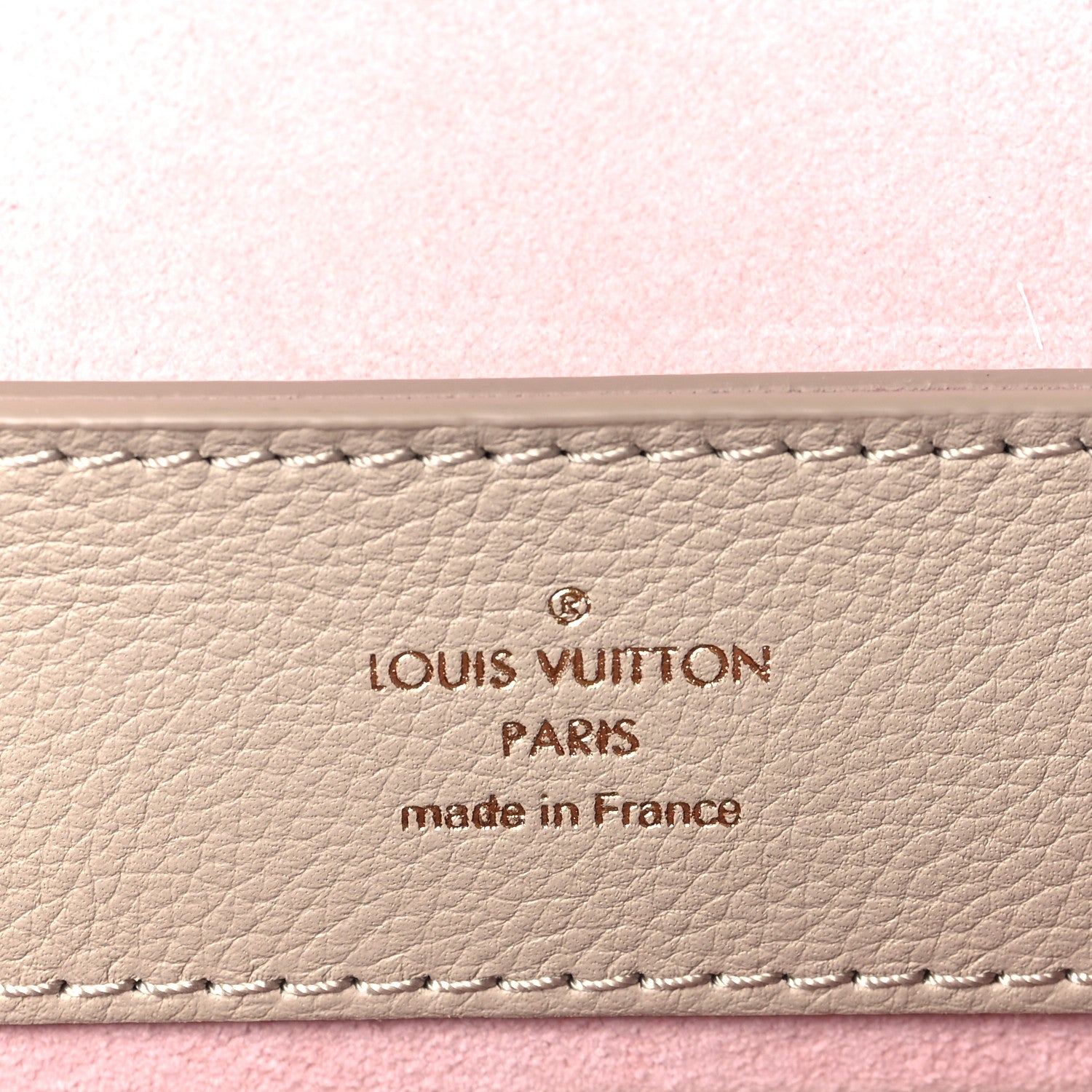 Louis Vuitton Soft Calfskin Mini Lockme Ever Greige 6 of 8