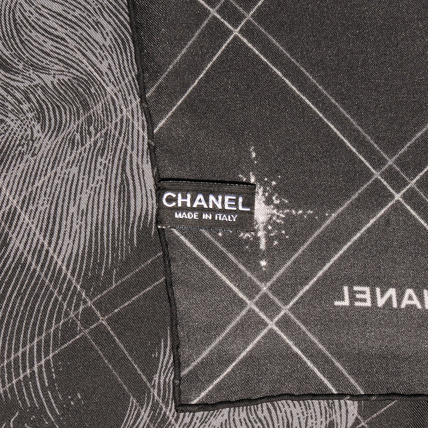 Silk Lion CC Scarf Black