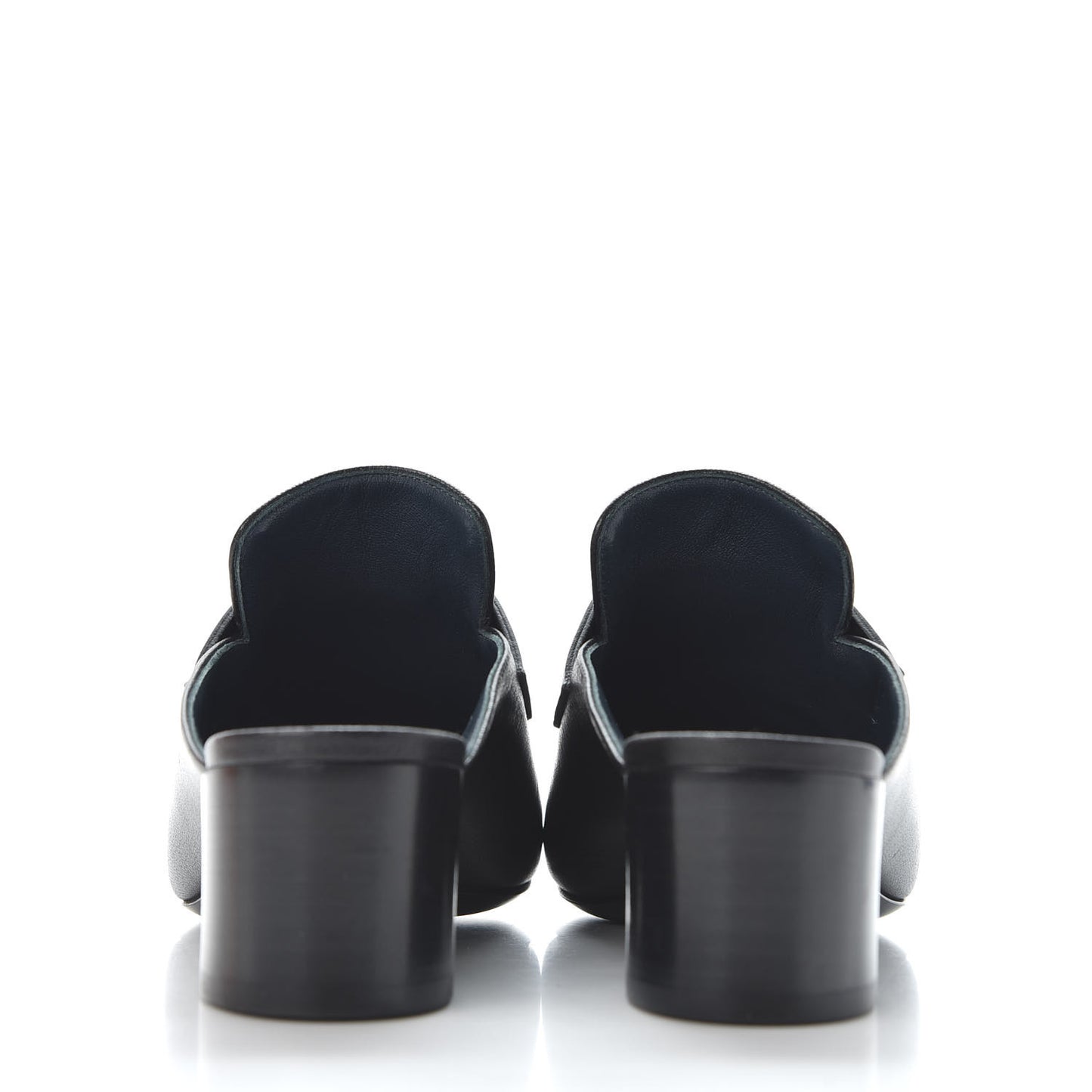 Goatskin Paradis Mules 35 Black