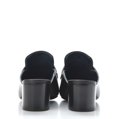 Hermes Goatskin Paradis Mules 35 Black 6 of 11
