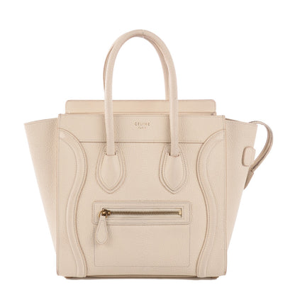 Celine Goatskin Micro Luggage White 1 of 15
