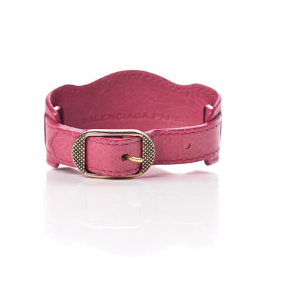 Balenciaga Agneau Arena Giant 12 Rose Gold Hardware M Bracelet Cyclamen 6 of 9