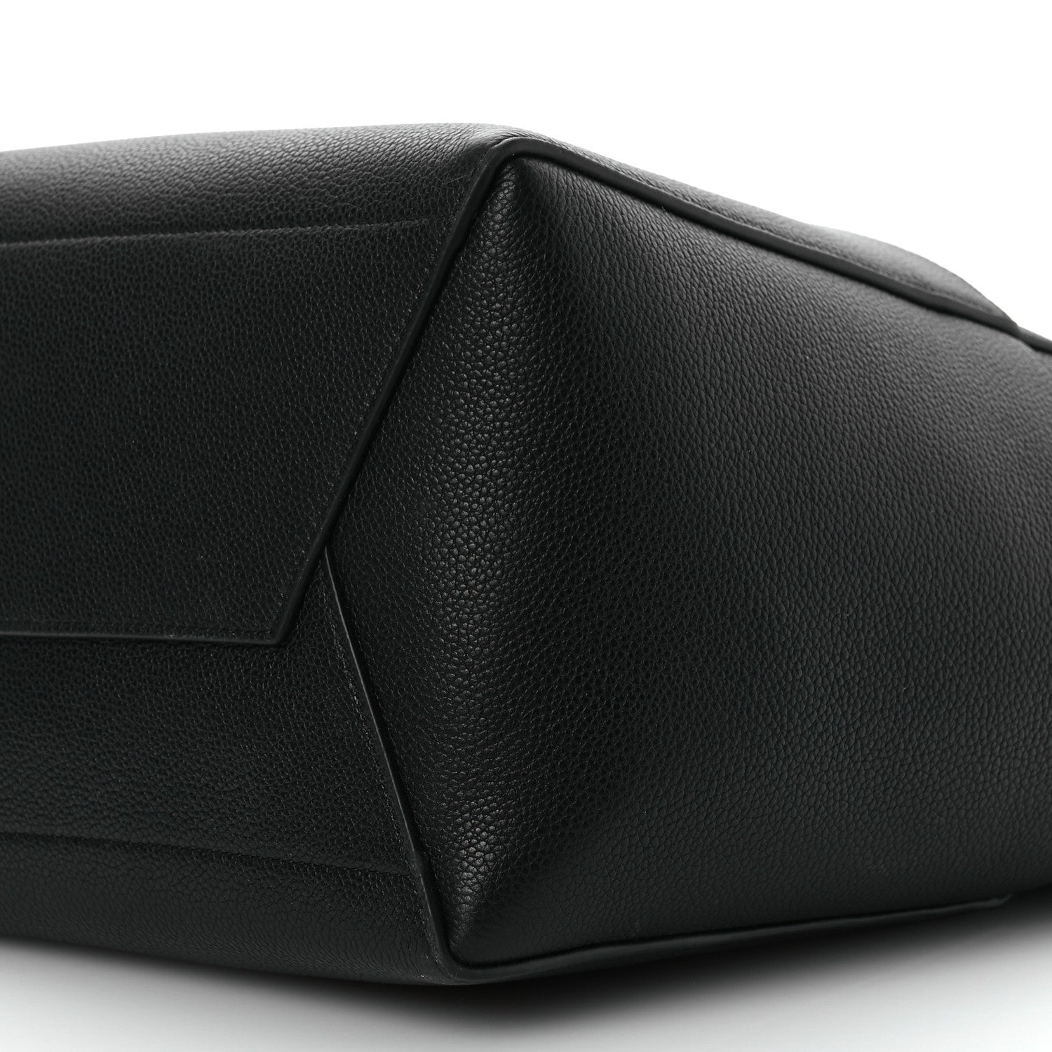 Celine Soft Grained Calfskin Sangle Bucket Bag Black 10 of 14