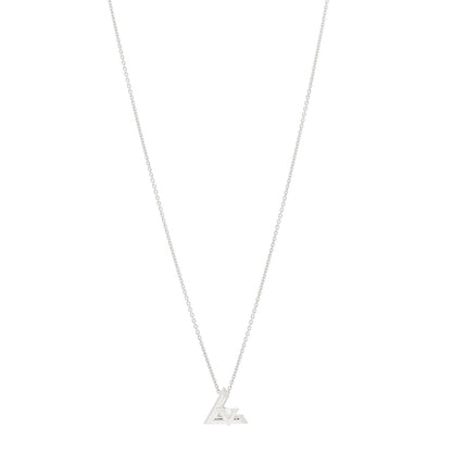 Louis Vuitton 18K White Gold Diamond Small LV Volt One Pendant Necklace 1 of 5