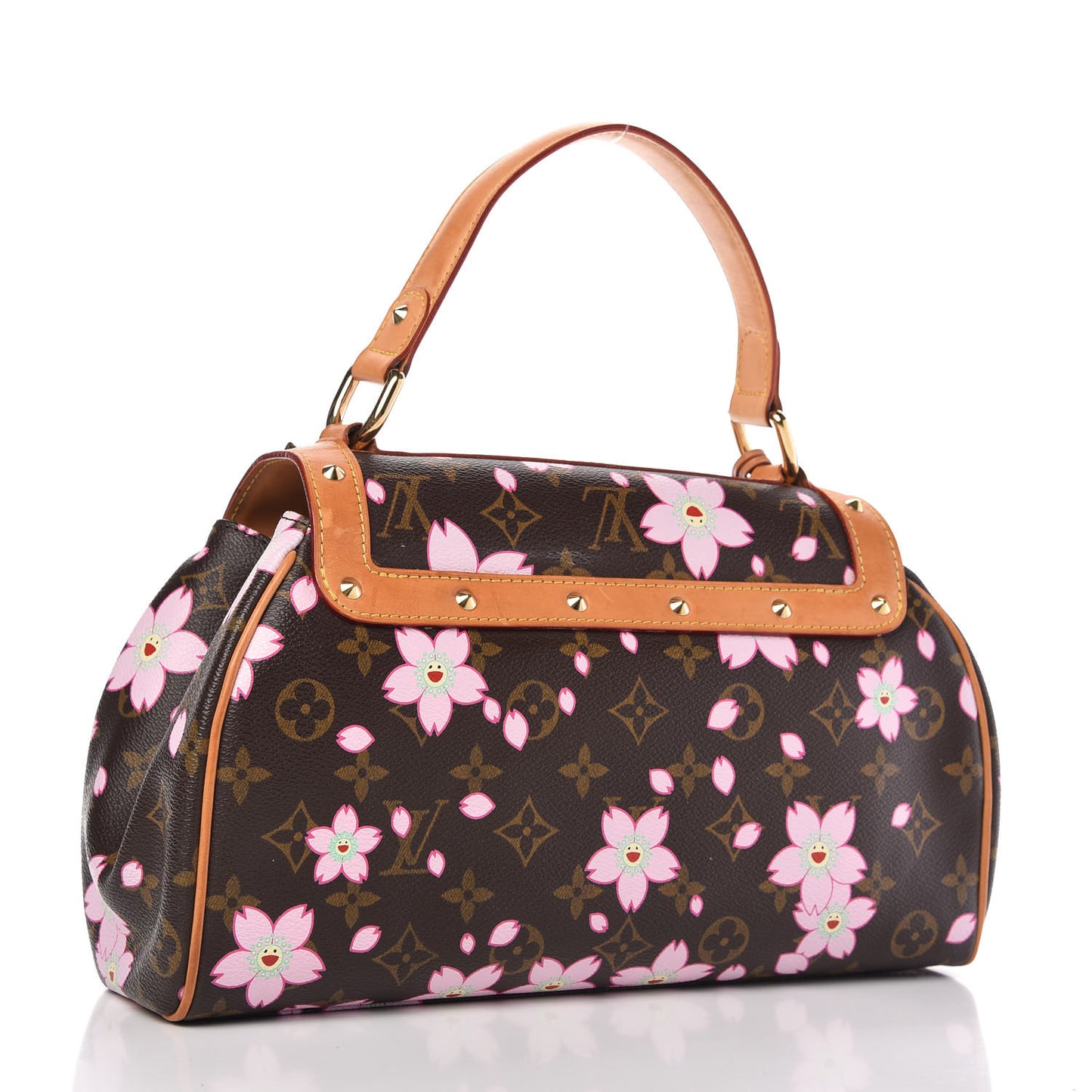 Monogram Cherry Blossom Sac Retro Bag Brown