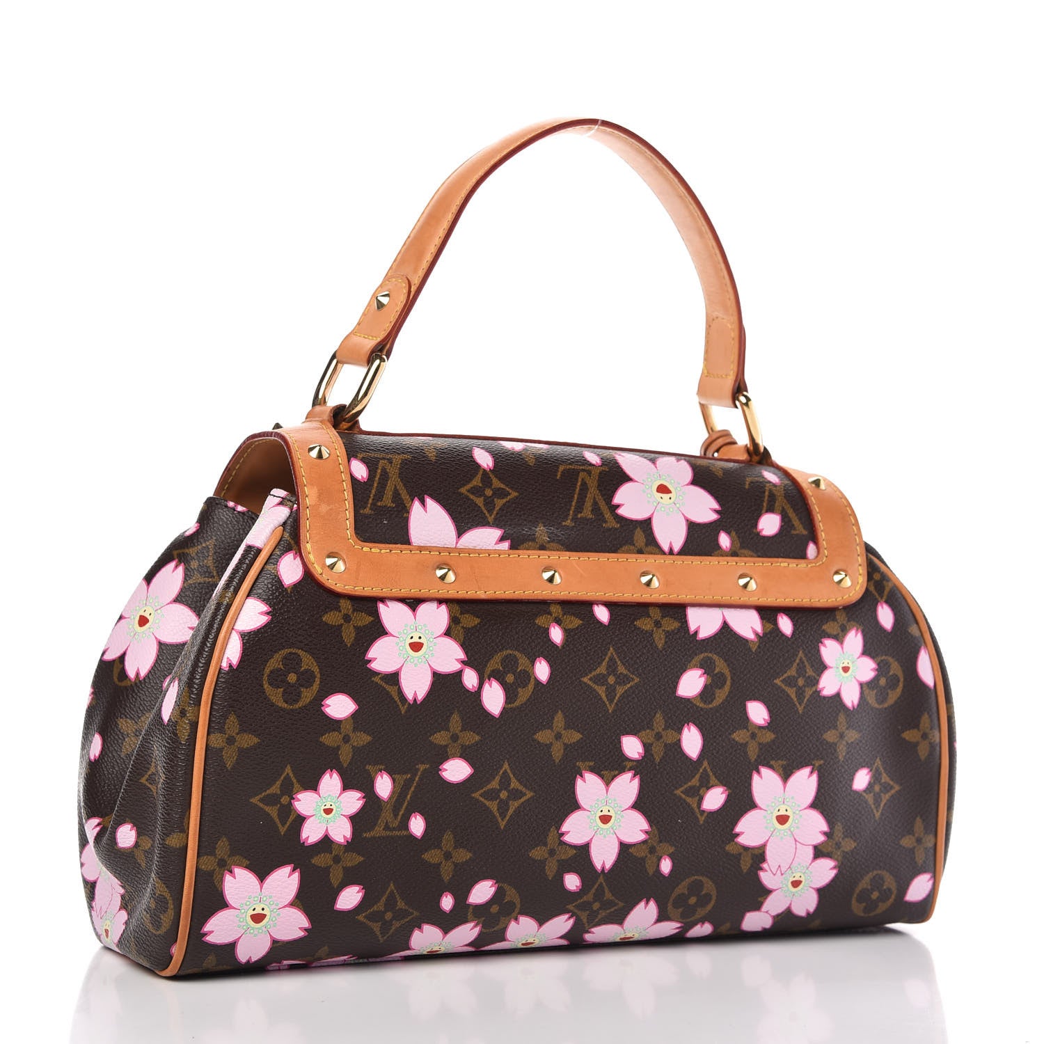 Louis Vuitton Monogram Cherry Blossom Sac Retro Bag Brown 3 of 11
