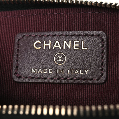 Chanel Caviar Quilted Zip Card Holder Wallet Black 6 of 7