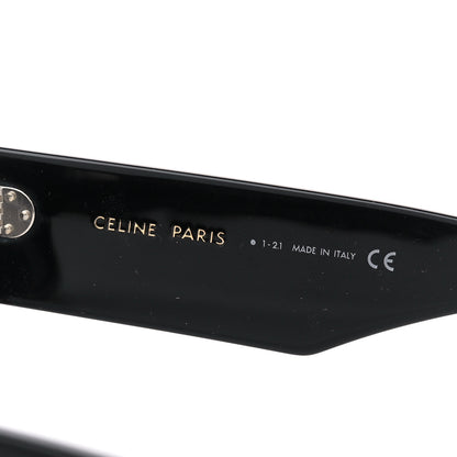 Celine Acetate Chunky Rectangle Sunglasses CL 40092I Black 6 of 7