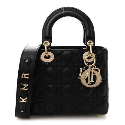Christian Dior Lambskin Cannage Small My ABCDior Lady Dior Black 1 of 10