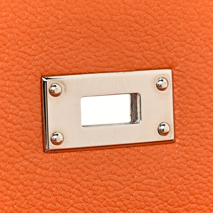Hermes Chevre Mysore Kelly Longue Wallet Orange 13 of 16