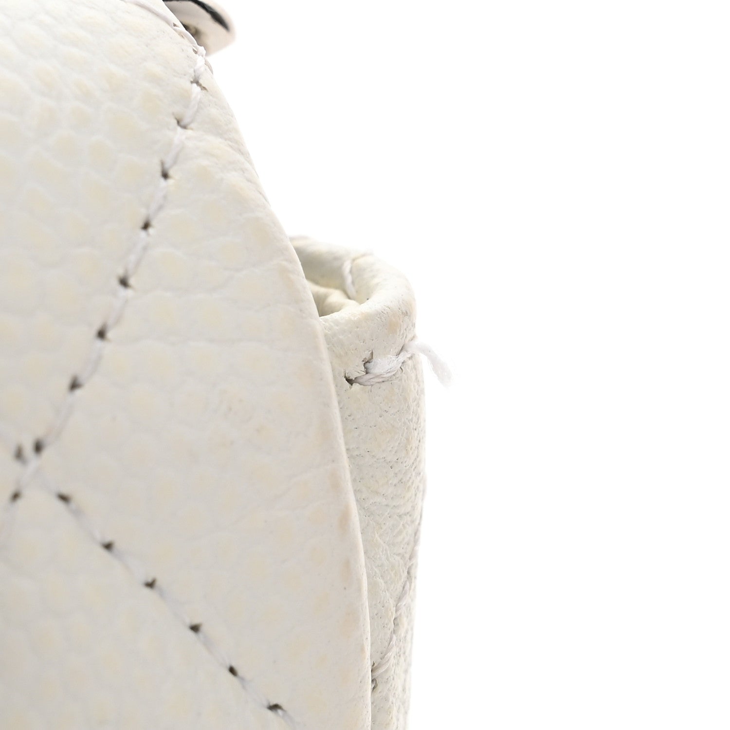 Chanel Caviar Quilted Mini Rectangular Flap White 11 of 12