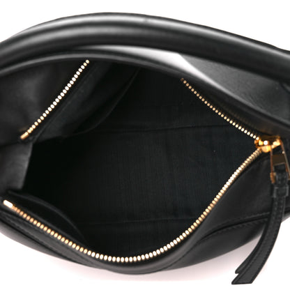 Loewe Satin Calfskin Small Puzzle Bag Black 5 of 11