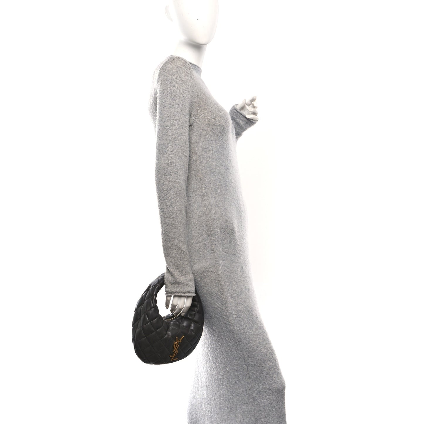 Lambskin Quilted Icarino Bag Urban Grey