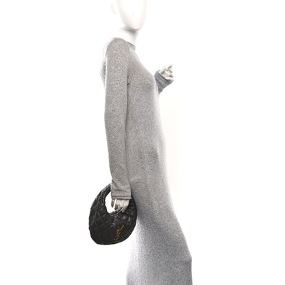 Saint Laurent Lambskin Quilted Icarino Bag Urban Grey 2 of 9