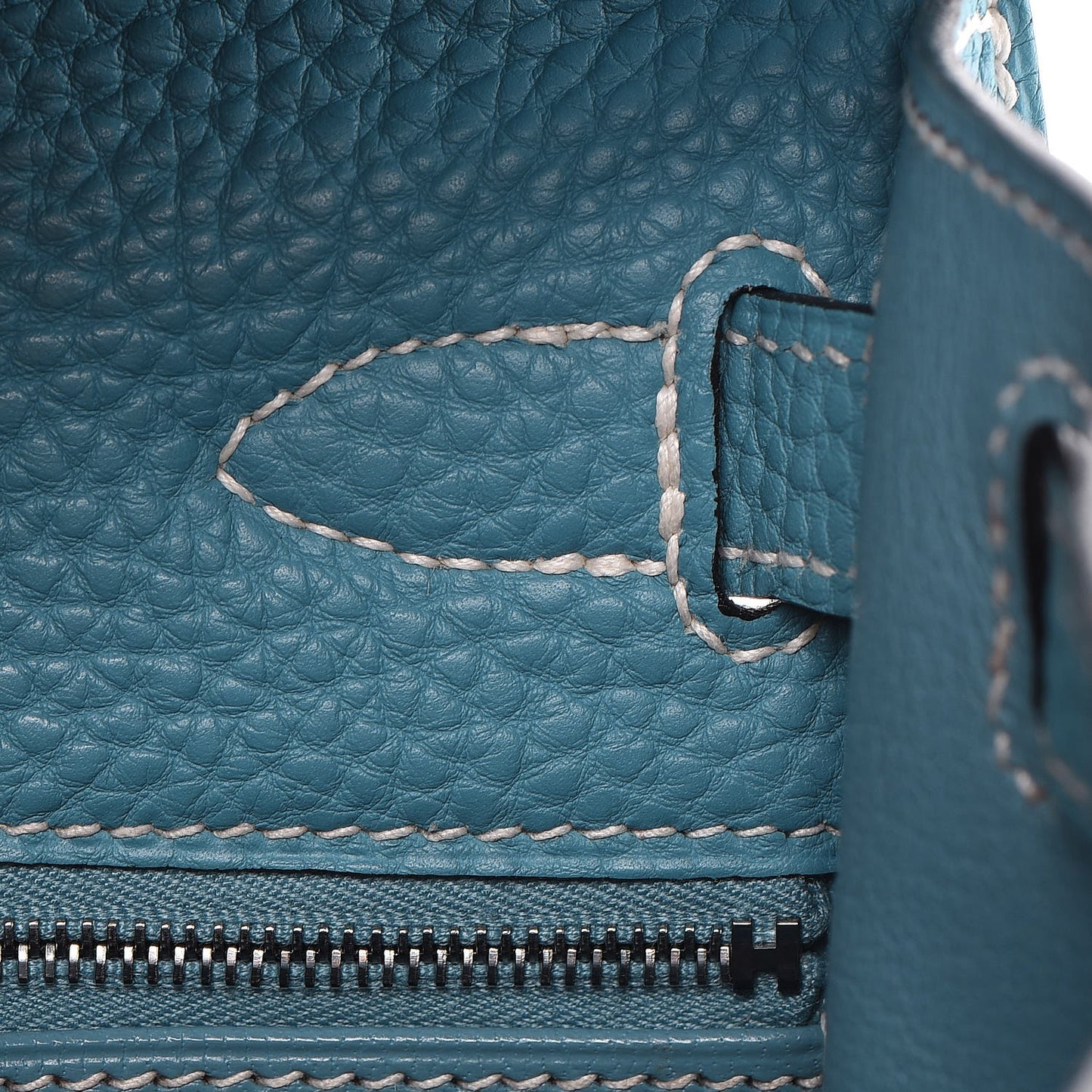 Togo Sellier Kelly 28 Blue Jean