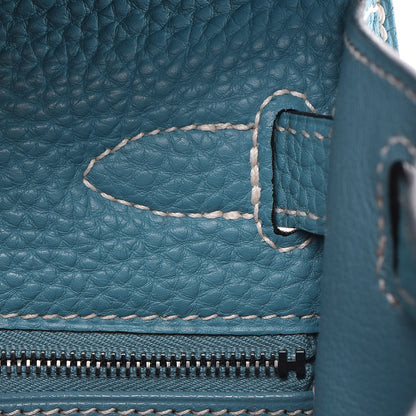 Hermes Togo Sellier Kelly 28 Blue Jean 11 of 37