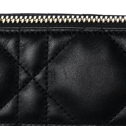Christian Dior Lambskin Cannage Small Dior Vibe Hobo Bag Black 11 of 13