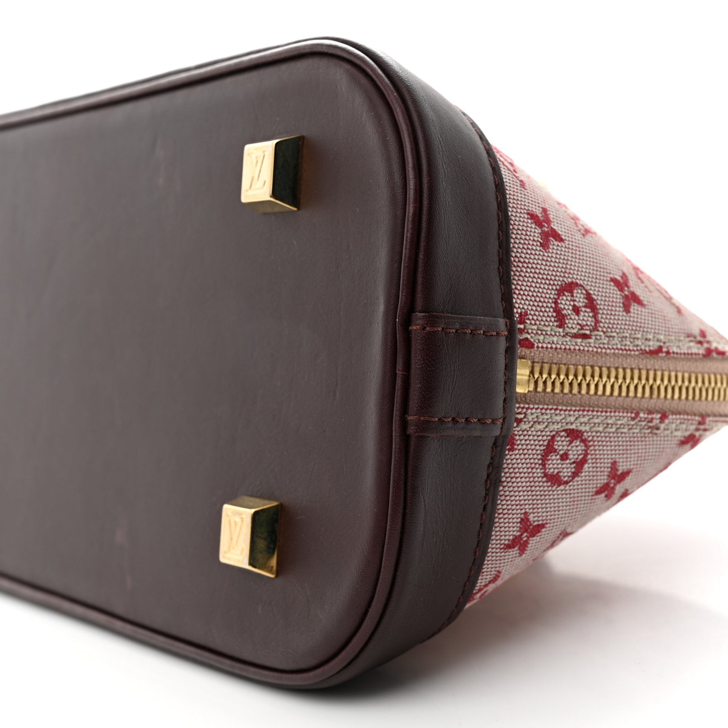 Mini Monogram Alma Long Cherry