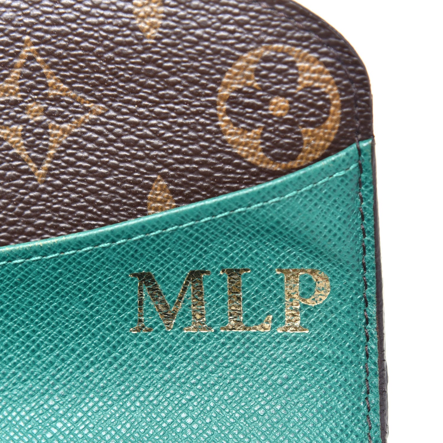 Louis Vuitton Monogram Emilie Wallet Vert 7 of 8