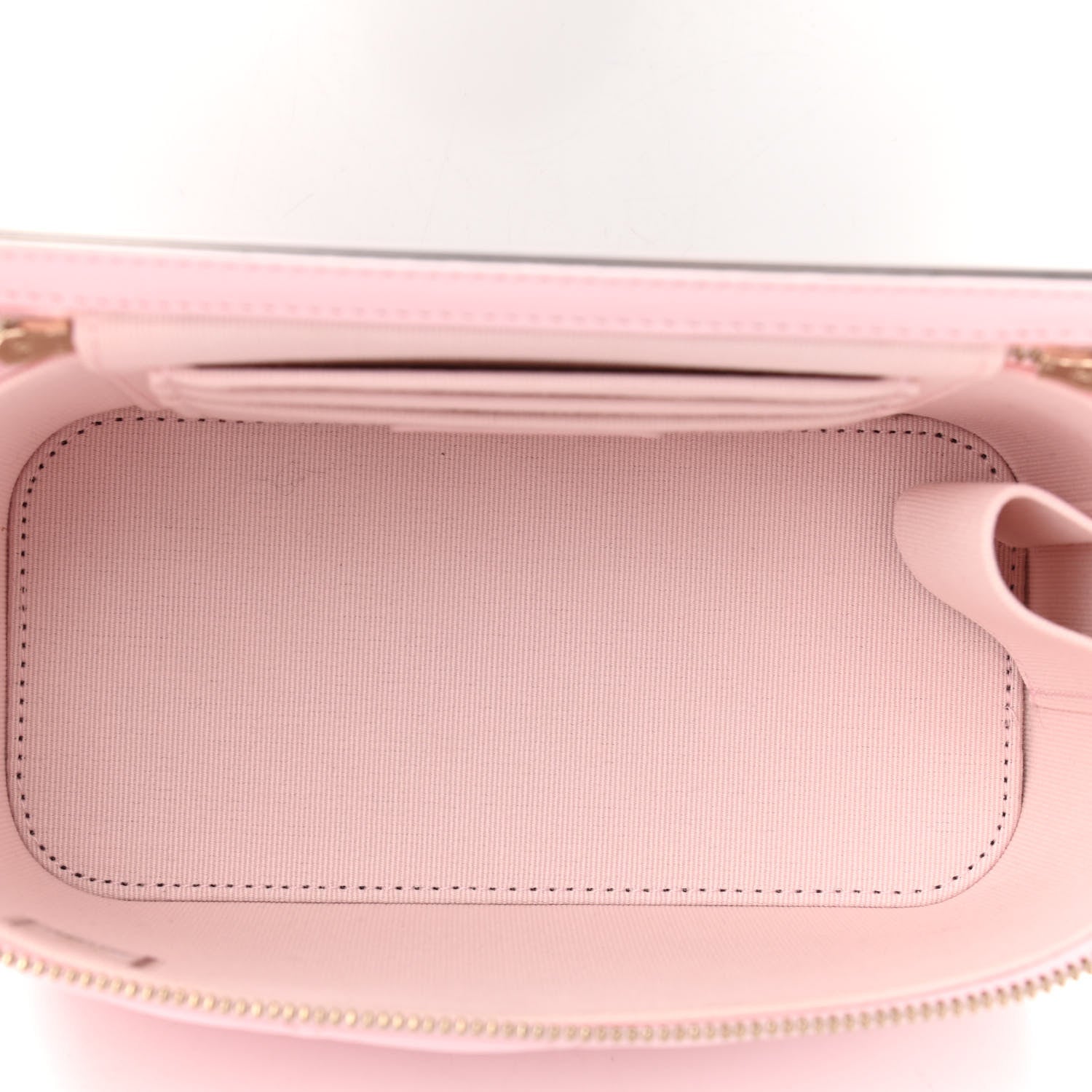 Chanel Lambskin Quilted Small Top Handle Vanity Case With Chain Light Pink 5 of 13