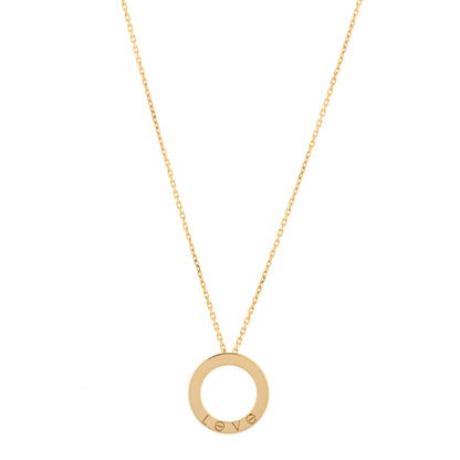 Cartier 18K Yellow Gold LOVE Pendant Necklace 2 of 6