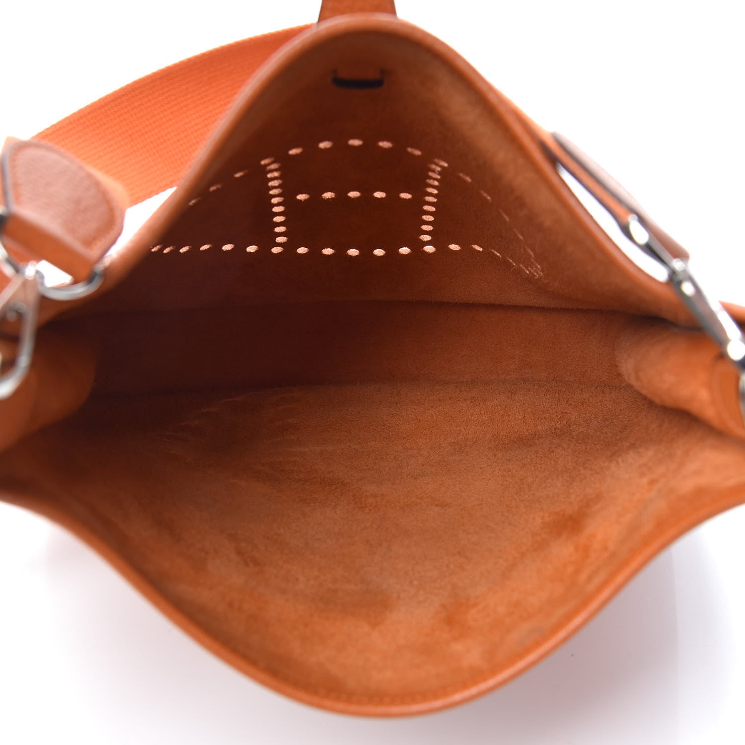 Hermes Taurillon Clemence Evelyne II PM Orange 5 of 9
