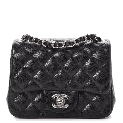Chanel Caviar Quilted Mini Square Flap Black 1 of 8