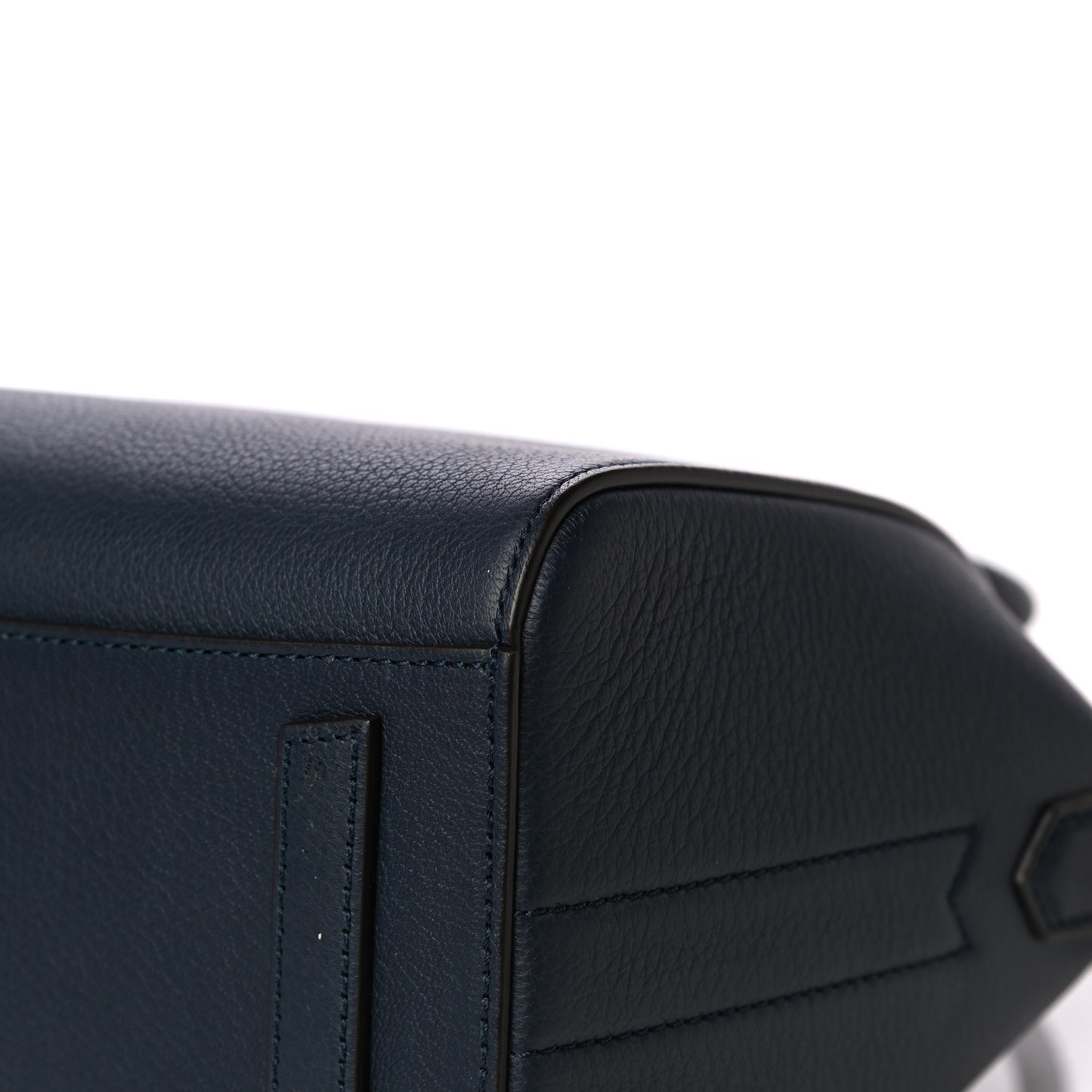 Sugar Goatskin Mini Antigona Navy