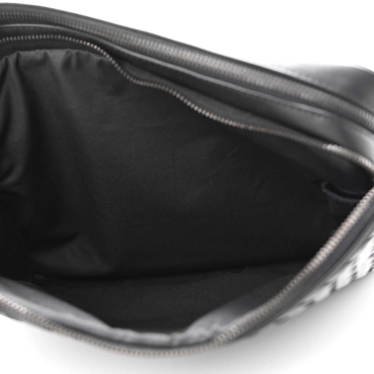 Nappa Intrecciato Messenger Bag Black