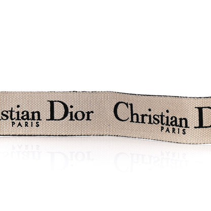 Christian Dior Canvas Embroidered Shoulder Strap Rose Multicolor 5 of 6