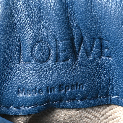 Loewe Nappa Mini Flamenco Knot Clutch Abyss Blue 6 of 9