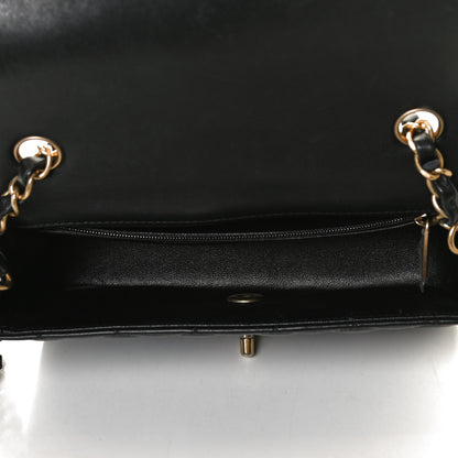 Chanel Lambskin Quilted Mini Rectangular Flap Black 5 of 14